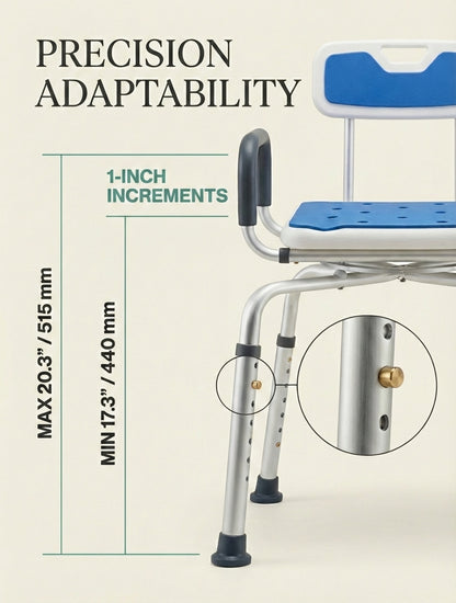 Belton Axis 360® - Swivel Shower Chair, Medical-Grade Mobility